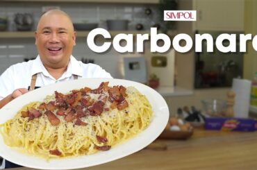 Cooking Authentic Italian Carbonara with Barilla | Chef Tatung