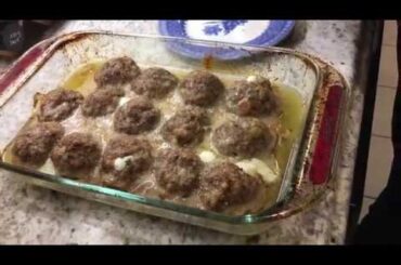 How to Make Italian Mozzarella Stuffed Meatballs with the Italian Cooking Guy
