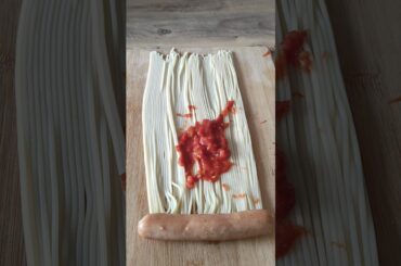 I Tried the Viral Spaghetti Pizza Recipe by @albert_cancook #viralshorts#food#shorts#spaghetti#asmr