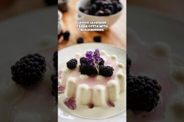 Try this instead of Lavender Ice Cream  #shorts #pannacottarecipe #easy #lavender #food