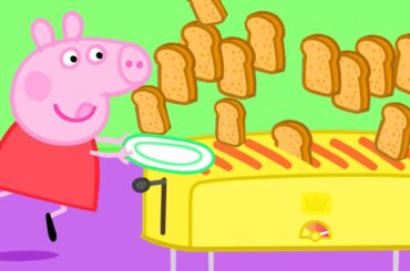 Peppa Pig's Best Breakfast Club - The Toast Flood! | Peppa Pig Official Family Kids Cartoon