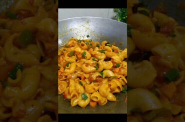 Easy & Tasty red masala pasta/Red masala macaroni recipe#pasta recipe#macaroni recipe#Shorts