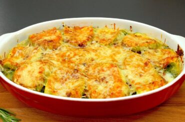 I learned how to cook this incredibly delicious dish in an Italian restaurant. Zucchini lasagna!
