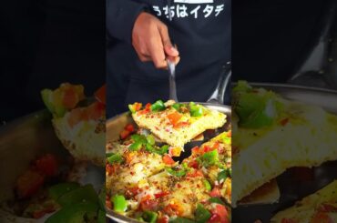 Egg cheese pizza #pizza #food #shorts #asmr #cooking