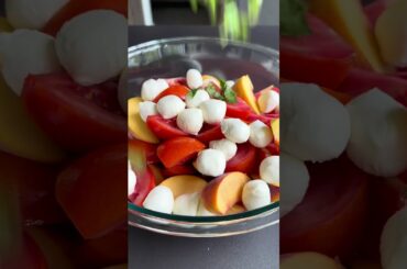 Peach and Tomato Salad