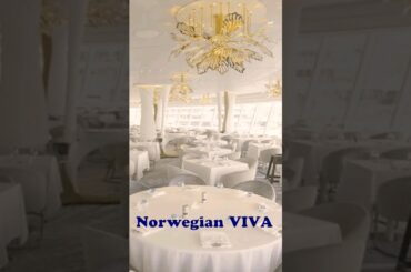 One of the main dining rooms at the new Norwegian VIVA. Hudson’s is beautiful and elegant. #nclviva