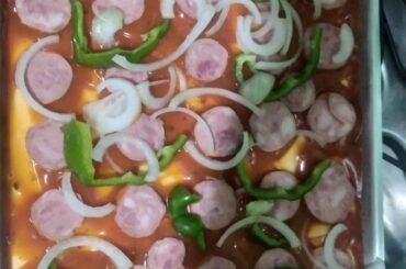 My Attempt at Detroit Style Pizza