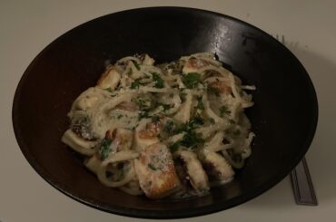 Late night (halloumi) carbonara
