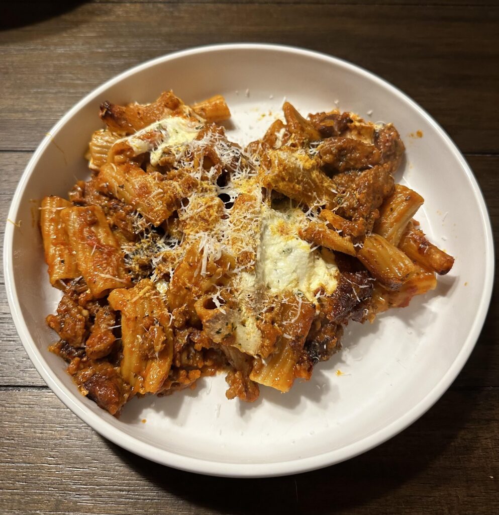 Baked Rigatoni with Sausage