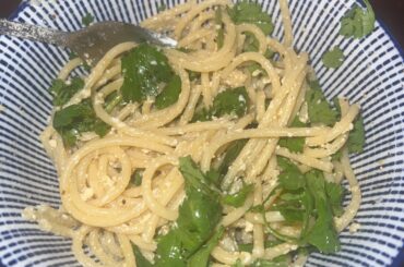 Quick late night snack… Butter, garlic powder, Parmesan with a twist… added lime juice, salt, cilantro and habanero hot sauce