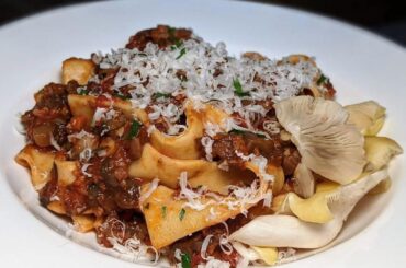 Mushroom Ragù with Pappardelle