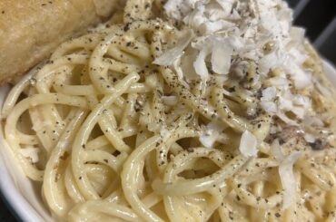 Carbonara with no cream and guanciale  just how it’s supposed to be 😍