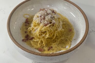 Heard people liked carbonara.