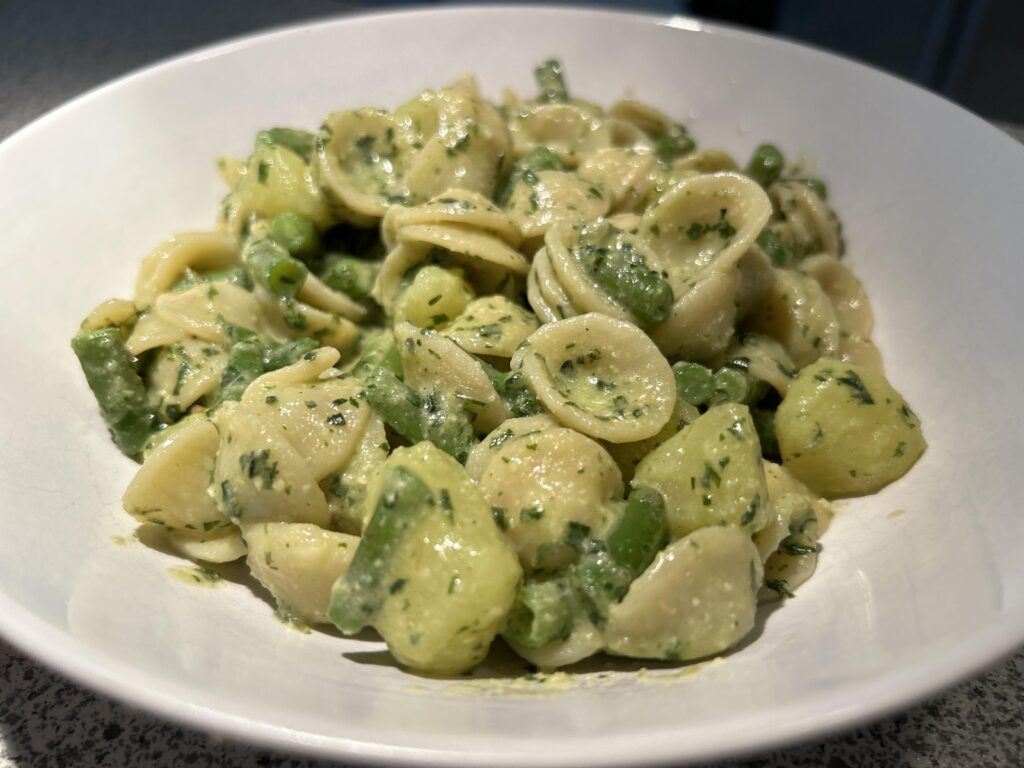 Classic Genovese Pesto, Orecchiette, Beans & Potatoes