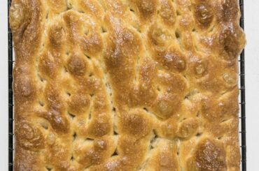 I love making focaccia for sandwiches and crostini!