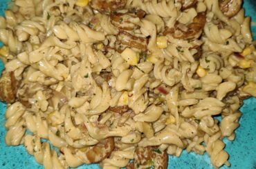 College students quick and easy shrimp pasta