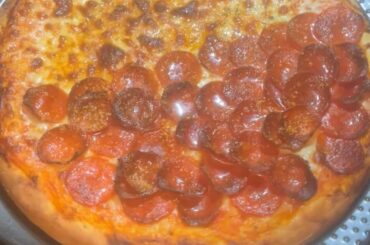 Made my first ever homemade pizza tonight.  I think it turned out better than I expected. I suck at cooking.