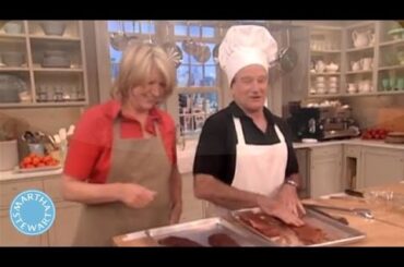 Robin Williams & Martha Stewart Can't Stop Laughing While Cooking Tacos | Martha Stewart