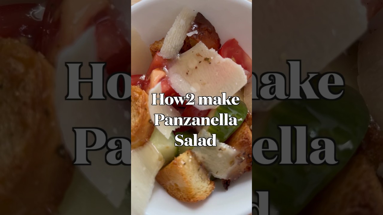 How to make Panzanella Salad #shorts How to make Panzanella Salad #shorts