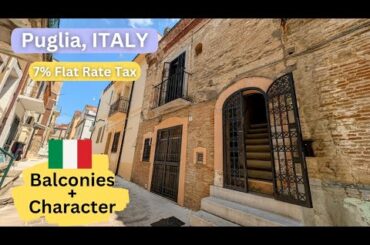 Puglia Property for Sale Full of Character with Balconies Close to Beaches