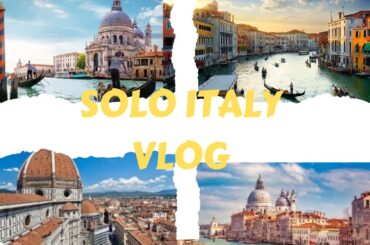 Solo Trip To Italy! Celebrating Birthday, Going to Florence for a day, Enjoying Italian wine and etc