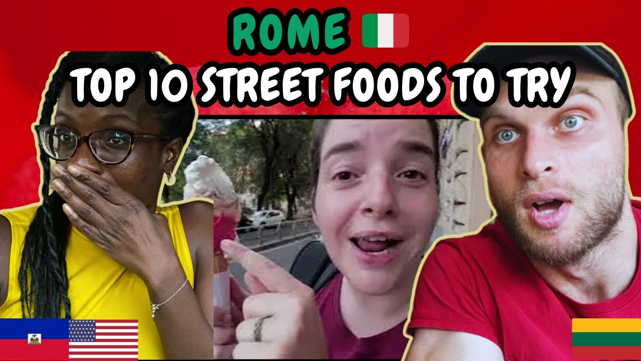 REACTION TO Top 10 Italian Street Foods You Must Try In ROME! | FIRST TIME WATCHING REACTION TO Top 10 Italian Street Foods You Must Try In ROME! | FIRST TIME WATCHING