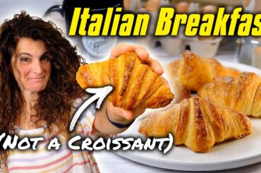 How to Make the Most Classic Italian Breakfast | Homemade CORNETTI Recipe
