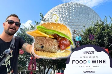 Trying ALL NEW Food At Disney's Food & Wine Food Festival EPCOT! | Hits & Misses + Festival Merch!