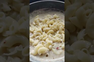 White sauce pasta || #cookingshorts #shorts #pasta #italy