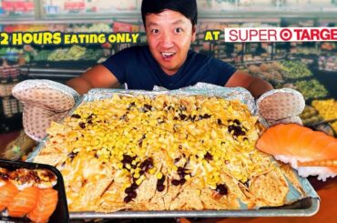 72 Hours Eating ONLY at SUPER TARGET Food Challenge