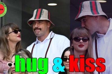 OMG! Taylor Swift and BF Travis Kelce share a sweet kiss and hug at the US open