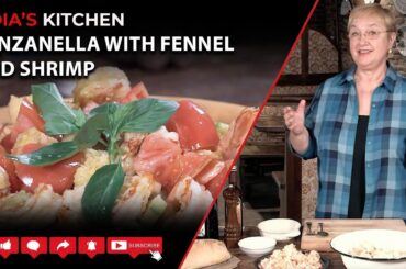 Panzanella with Fennel and Shrimp