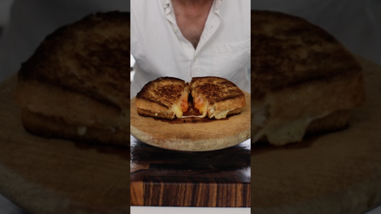 This Grilled Cheese has a SECRET Ingredient #shorts This Grilled Cheese has a SECRET Ingredient #shorts