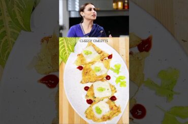 Rani Mukherjee's Italian cheesy omelette for husband #shortsfeed #food#omlette