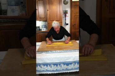 87yr old Betta makes tagliatelle!  #pasta