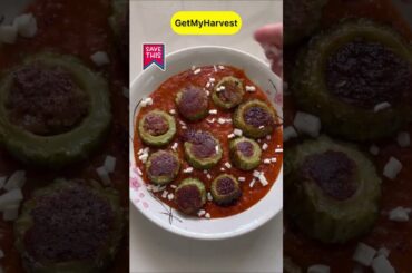 Karele ka harvest | yeh dekho kya cook kiya | Italian Style Bharwa Karela #shortsfeed