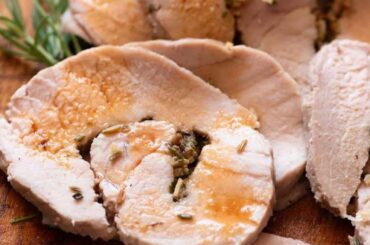 Italian Roast Pork Loin with fennel and Lemon