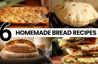 6 Easy to follow Homemade Bread recipes