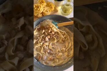 Alfredo fettuccine pasta recipe || #shortsfeed #trending #viral #shorts