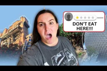 I Ate at the Worst Rated Restaurants at Disney World- Hollywood Studios