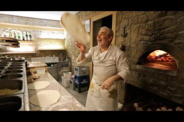 im in Bolzano, Italy eating pizza with Piero! (master pizza maker)