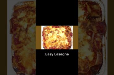 Easy Lasagna! #recipe #cooking #italianfood #lasagna #homemade #food #meal #ideas #asmr #shorts #eat