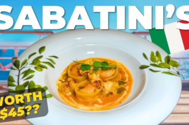 Princess Cruises Sabatini's Italian Restaurant Review On Sun Princess