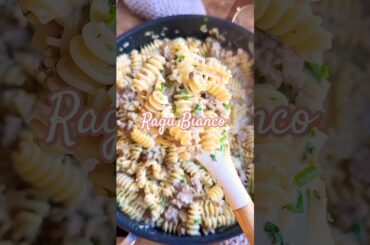 Easy recipes White Bolognese (Ragu Bianco)