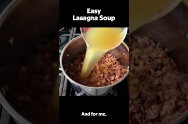 Easy Italian at Home with Lasagna Soup