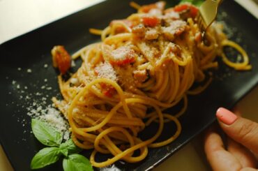 Simple Bacon and Cherry Tomato Marinara