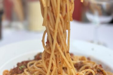 Spaghetti bolognese is my favorite