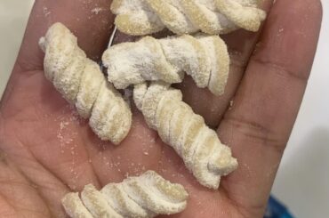 Working on a pasta dough recipe that’s good for my extruder