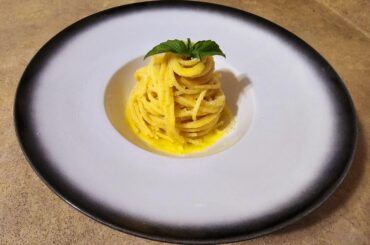 Spaghetti with sungold tomato and ricotta sauce