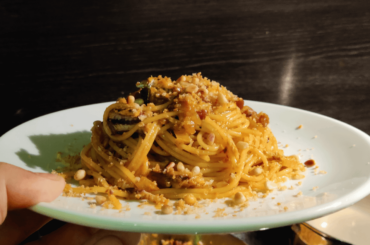 Sicilian style pasta with sardines